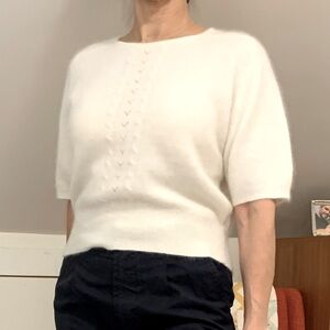 ❌SOLD❌Vintage angora sweater. Size L.